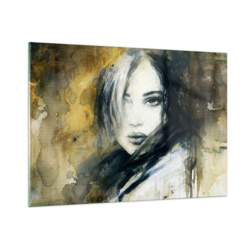 Schilderen op glas - onschuldiger of sensueler? - 100x70 cm