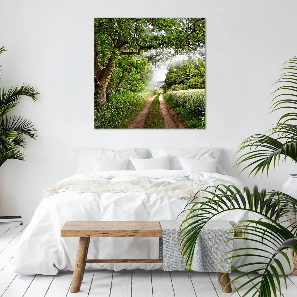 Schilderen op canvas - Et in Arcadia ego - 70x70 cm