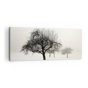 Schilderen op canvas - Winterslaap - 120x50 cm