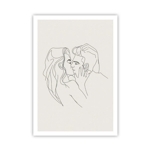 Poster - Verstrikt in gevoel - 70x100 cm