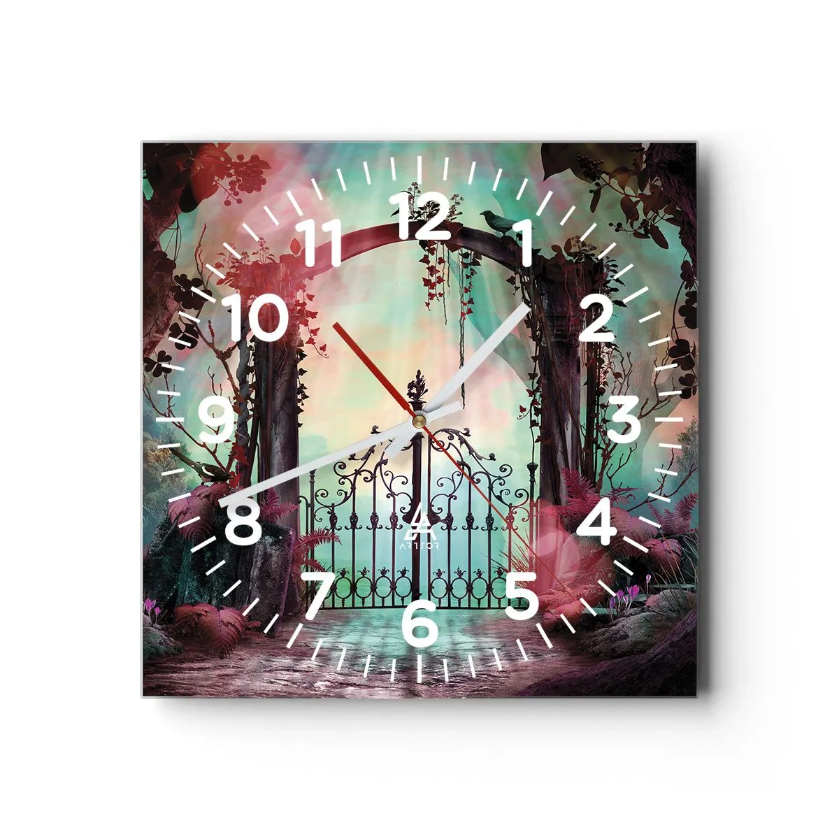 Wandklok - Klok - Geheime Tuin - 30x30 cm
