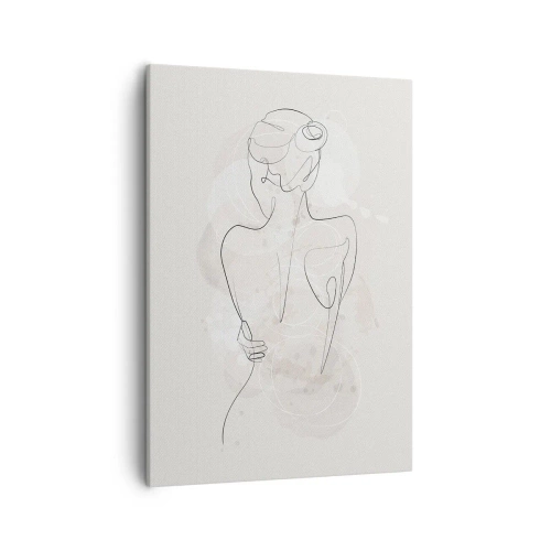 Schilderen op canvas - Als een gevoelig instrument - 50x70 cm