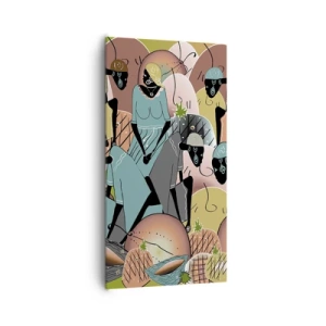 Schilderen op canvas - Er komt een geweldige vakantie aan - 65x120 cm