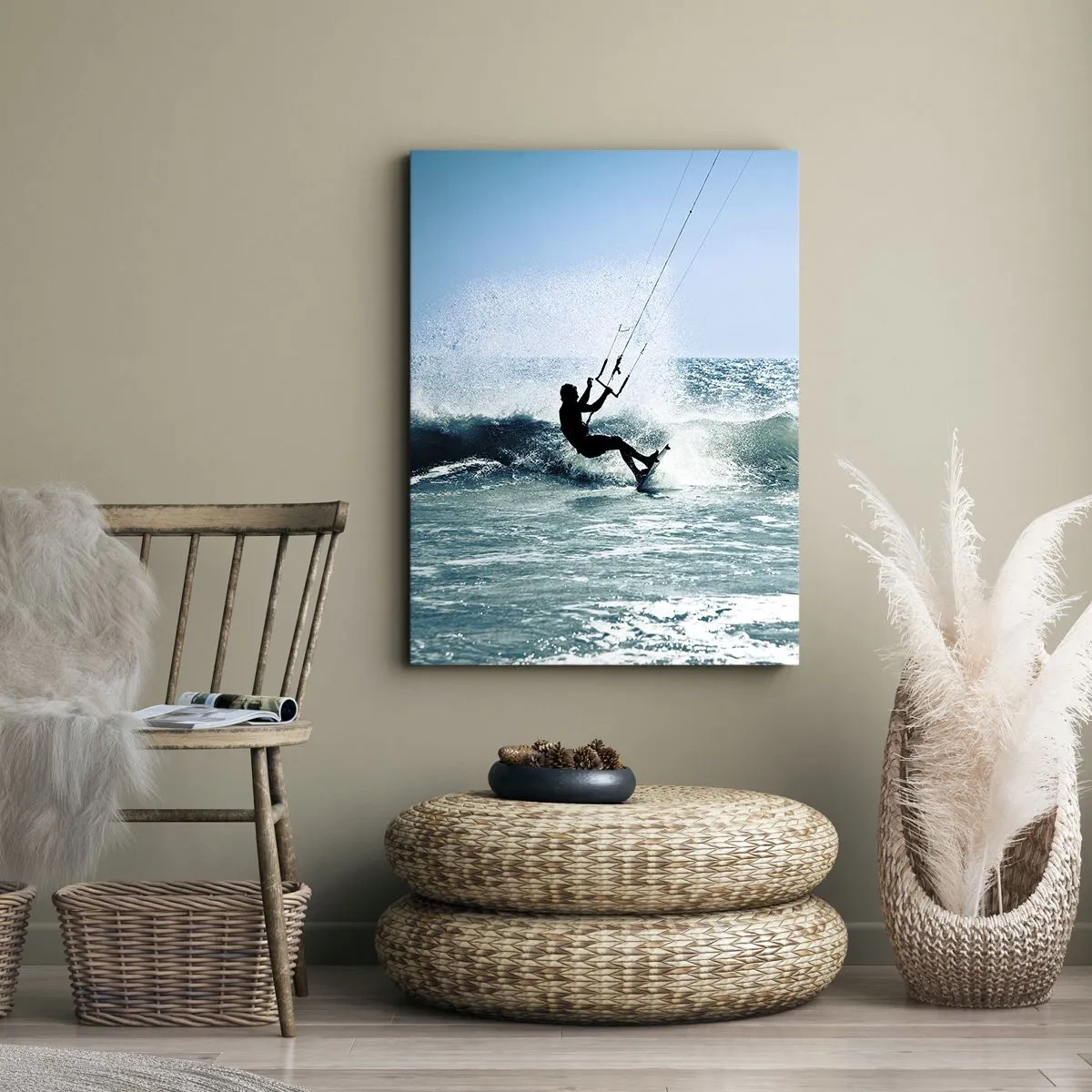 Schilderen op canvas - Laat je meeslepen - 50x70 cm