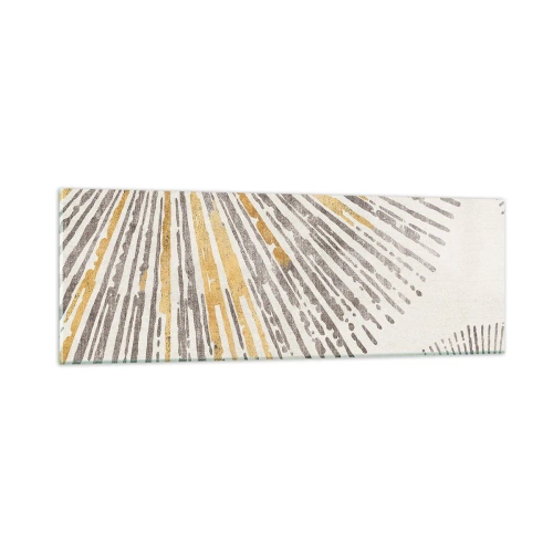 Schilderen op glas - De schoonheid van de straal - 90x30 cm