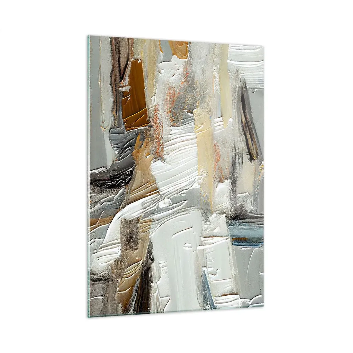 Schilderen op glas - Kleurrijke lagen - 50x70 cm