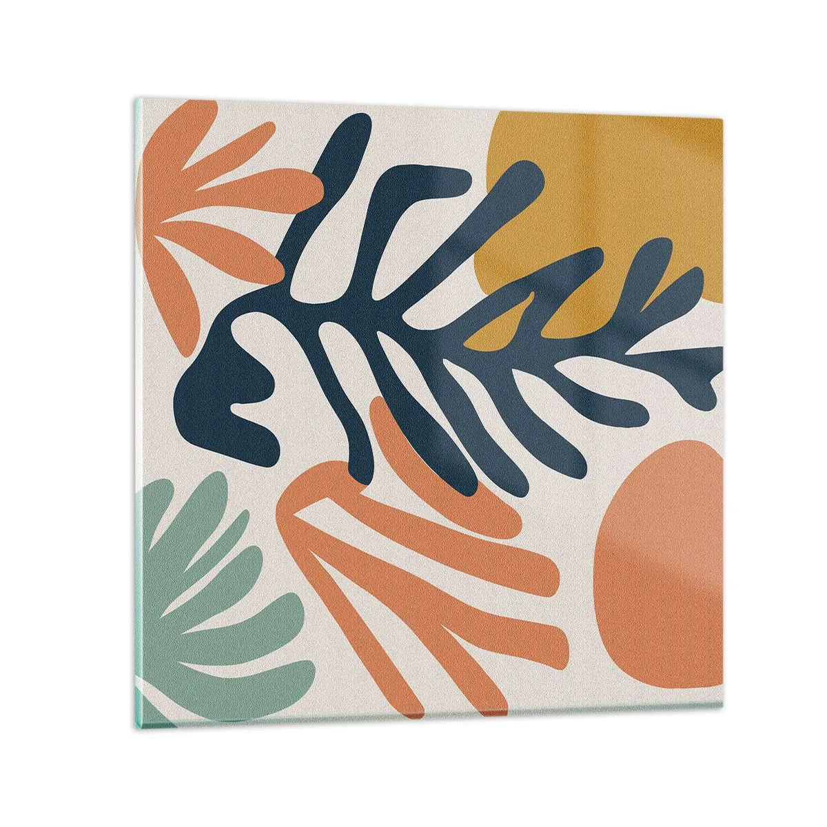 Schilderen op glas - Koraalzeeën - 70x70 cm