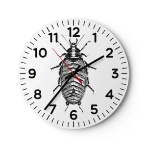 Wandklok - Klok - Wat een exemplaar! - 40x40 cm