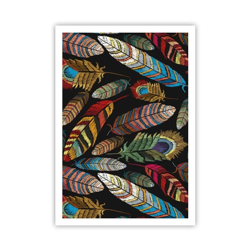 Poster - Het vogelcarnaval - 70x100 cm