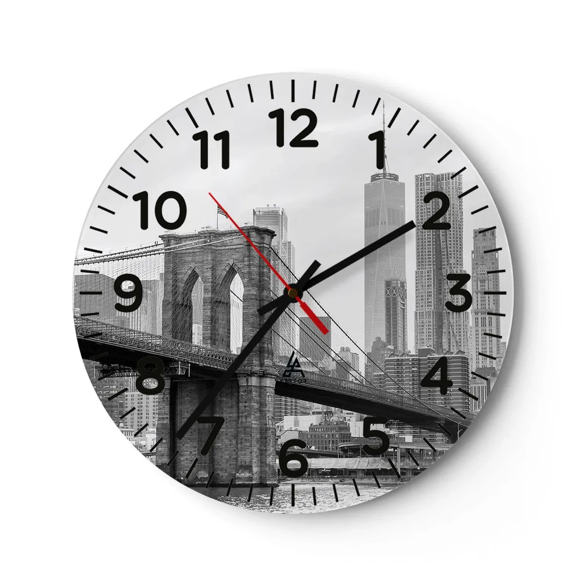 Wandklok - Klok - New Yorkse sfeer - 40x40 cm