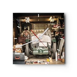 Wandklok - Klok - Terug naar het verleden - 40x40 cm