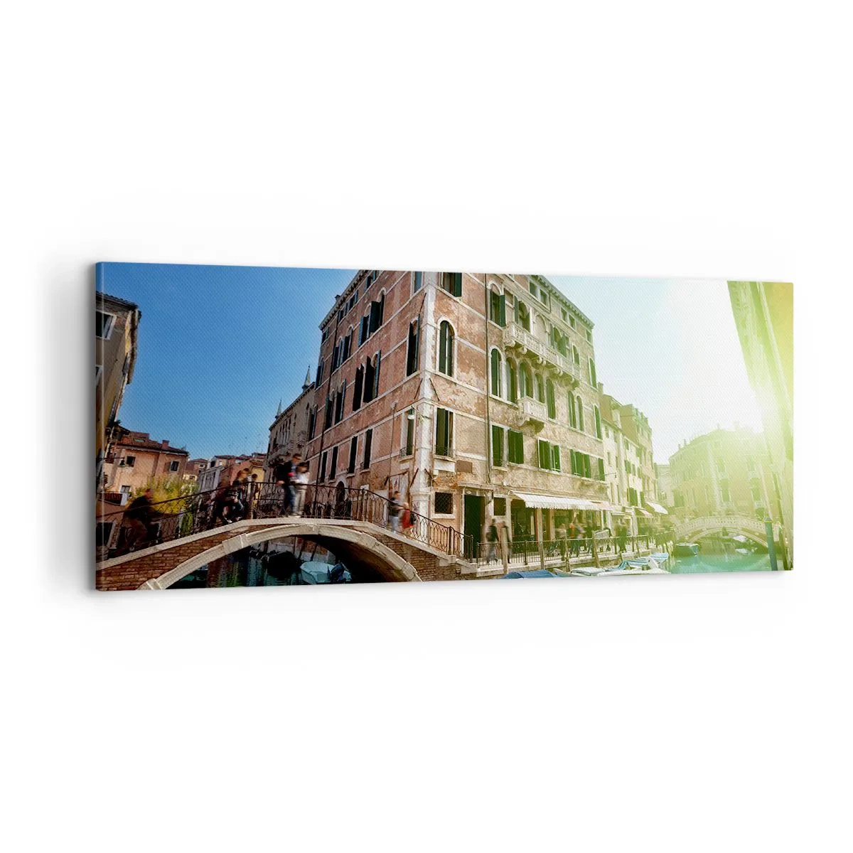 Schilderen op canvas - Venetië - Amore Mio - 100x40 cm