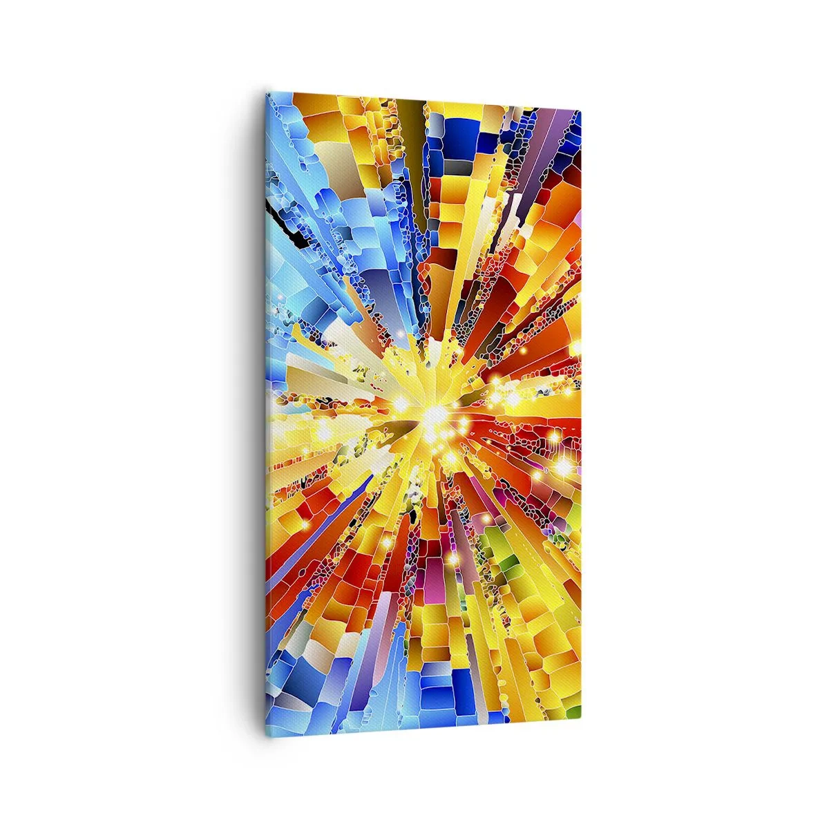 Schilderen op canvas - In medias res - 55x100 cm