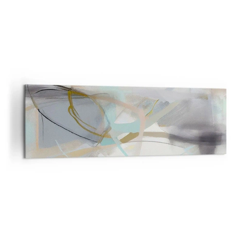 Schilderen op canvas - Mistige abstractie - 160x50 cm