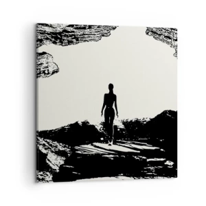 Schilderen op canvas - Een nieuwe kijk - 50x50 cm