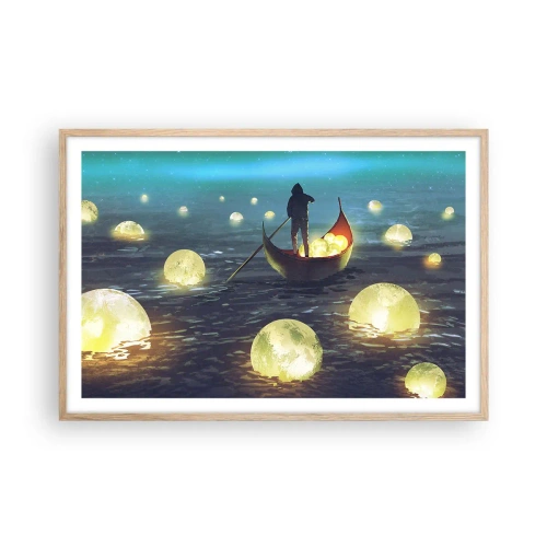 Een poster in een licht eiken lijst - Dingen waar filosofen nooit van hebben gedroomd - 91x61 cm