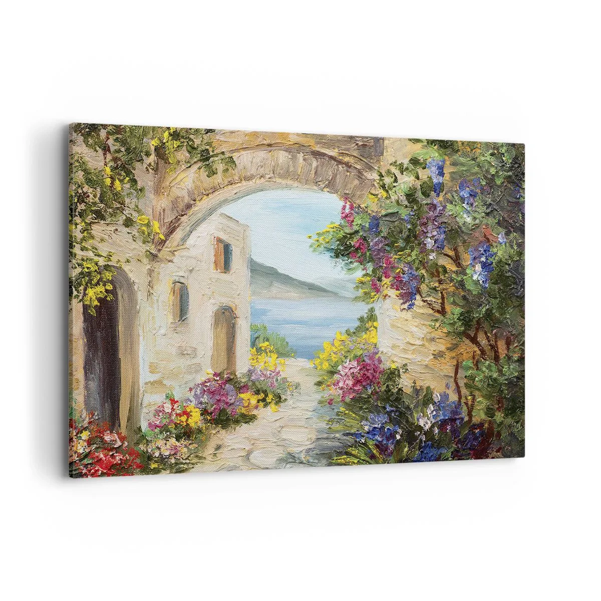 Schilderen op canvas - De charme van een kustprovincie - 100x70 cm