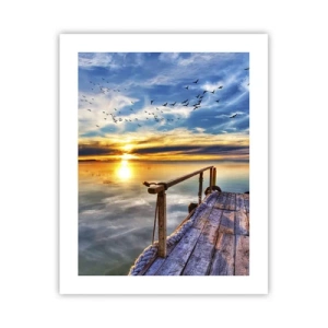 Poster - De wind gaat rusten - 40x50 cm