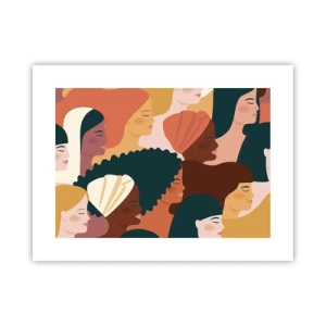 Poster - Alleen vrouwelijkheid - 40x30 cm