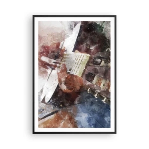 Poster in een zwarte lijst - En wat vind je ervan? - 70x100 cm