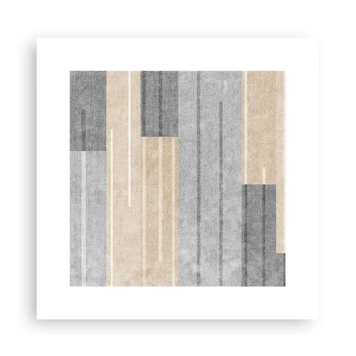 Poster - Compositie: houd verticaal - 30x30 cm