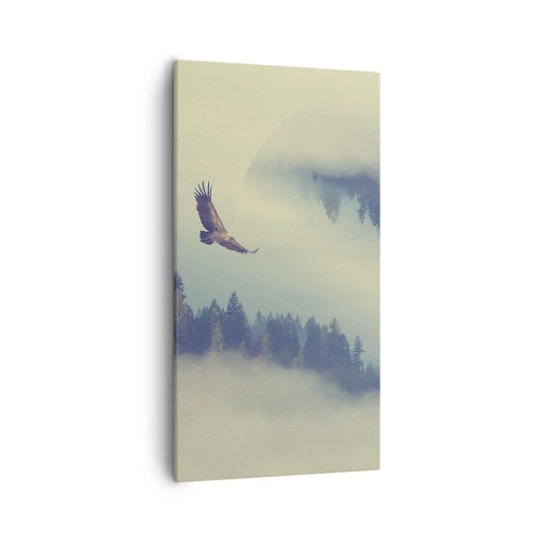 Schilderen op canvas - Ik zag de schaduw van een adelaar - 55x100 cm