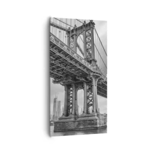 Schilderen op canvas - Naar het hart van de stad - 65x120 cm