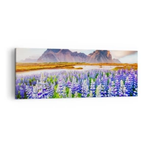 Schilderen op canvas - Kracht en soberheid naast zachtheid - 140x50 cm