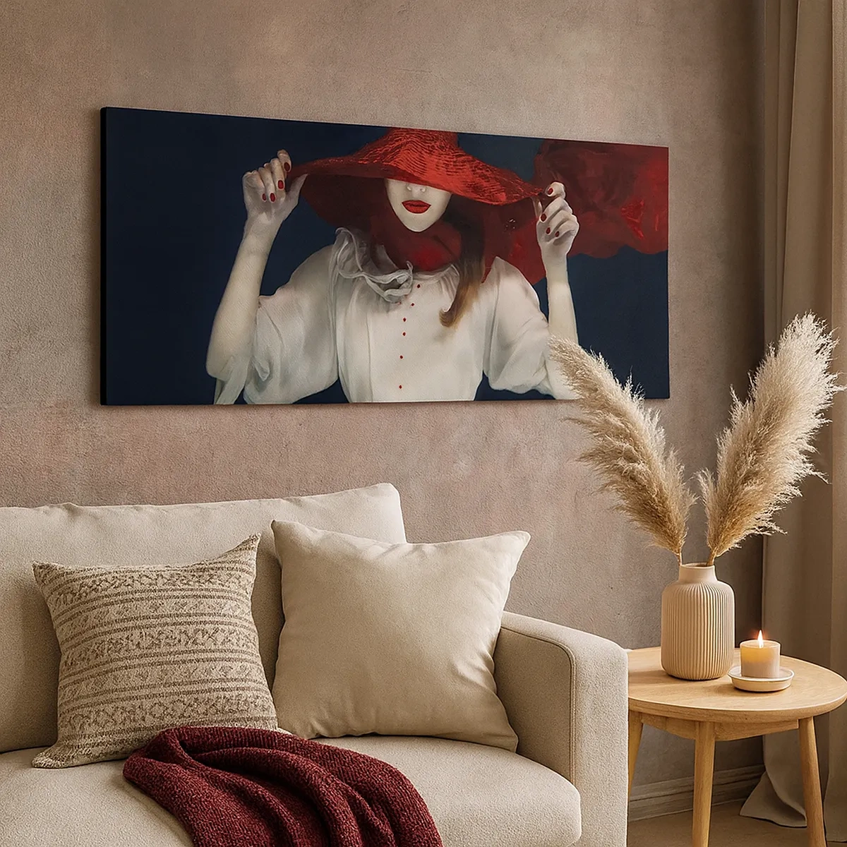 Schilderen op canvas - Hatelijke godin in de Slavische mythologie - 30x30 cm