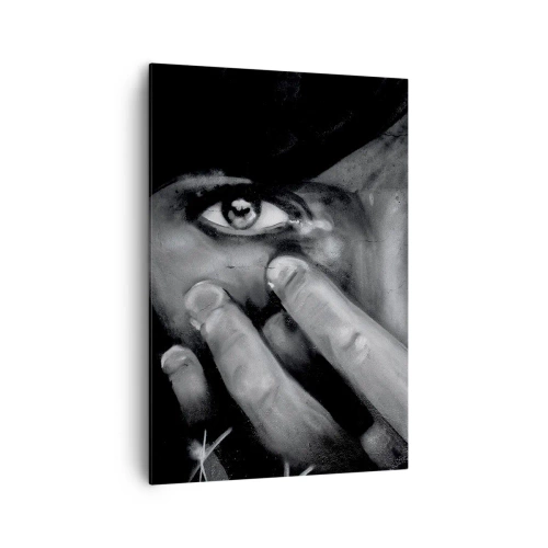 Schilderen op canvas - Ik zal niet zeggen wie het heeft geschilderd - 70x100 cm