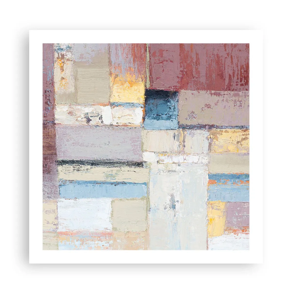 Poster - De rust van geometrie - 60x60 cm