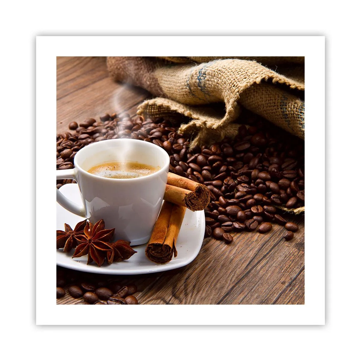 Poster - Pittige smaak en aroma - 50x50 cm