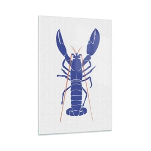 Schilderen op glas - Heerlijke kreeft in granaatappel - 70x100 cm