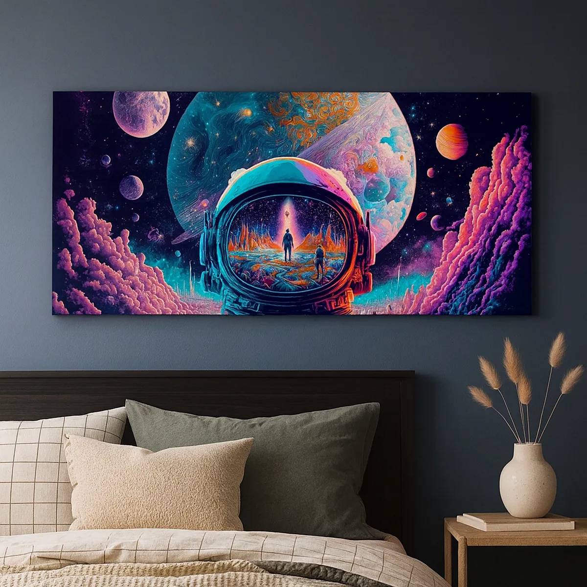 Schilderen op canvas - Filosofen hebben er niet van gedroomd - 30x30 cm