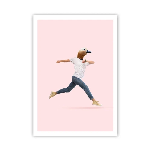 Poster - Een snufje absurditeit - 70x100 cm