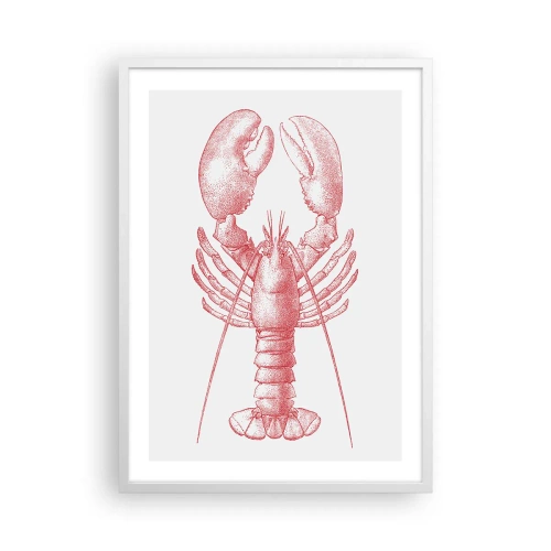 Poster in een witte lijst - Een kreeft waardig Homer - 50x70 cm