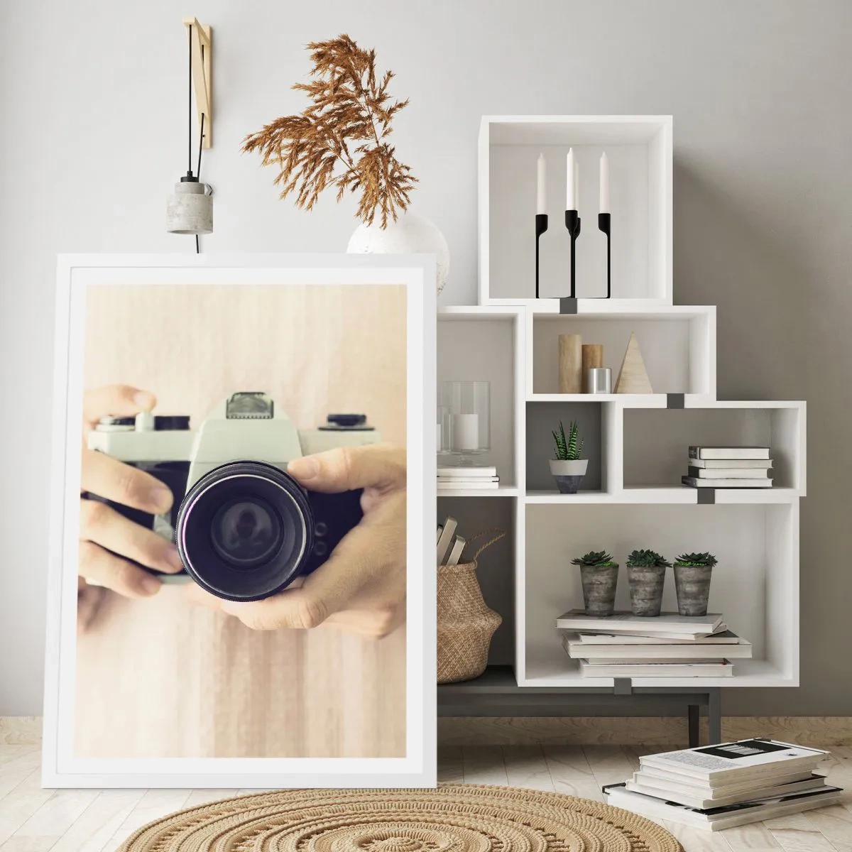 Poster in een witte lijst - Om meer te zien... - 30x40 cm