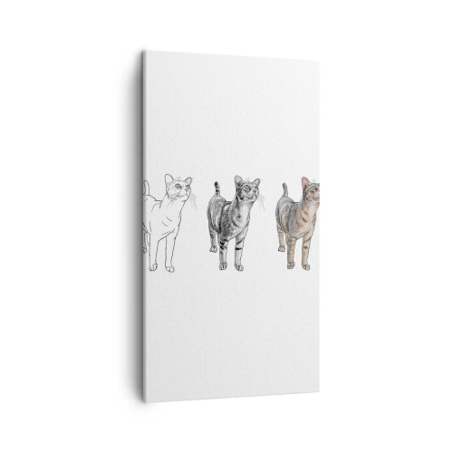 Schilderen op canvas - Les tekenen - 45x80 cm