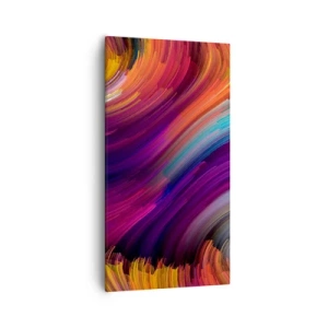 Schilderen op canvas - Het begin van een nieuwe wereld - 55x100 cm