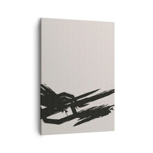 Schilderen op canvas - Onstuitbare haast - 50x70 cm