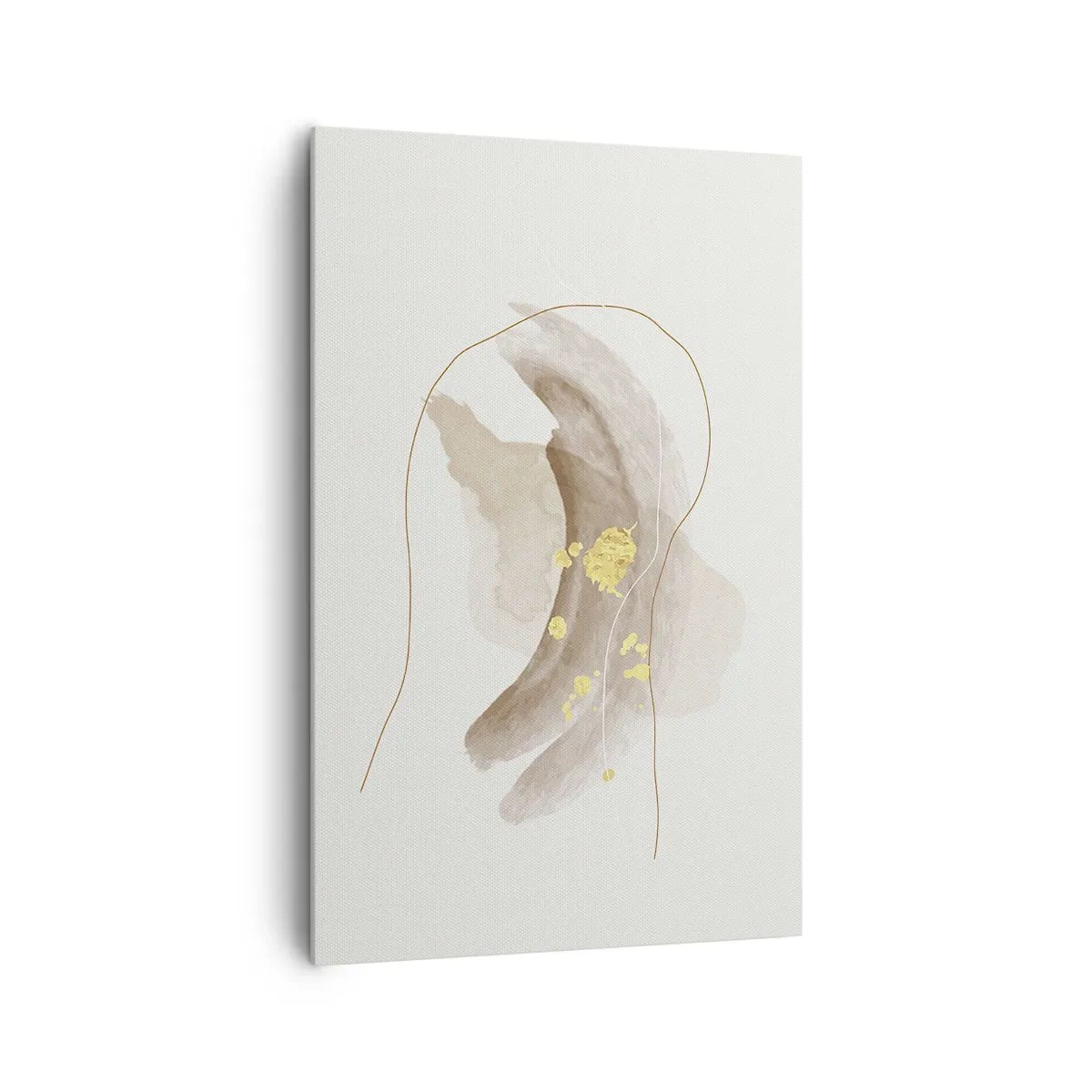 Schilderen op canvas - Ontmoet in de ruimte - 80x120 cm