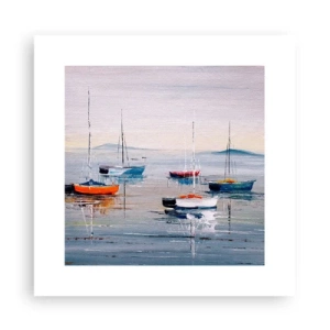 Poster - Een welverdiende rust - 30x30 cm