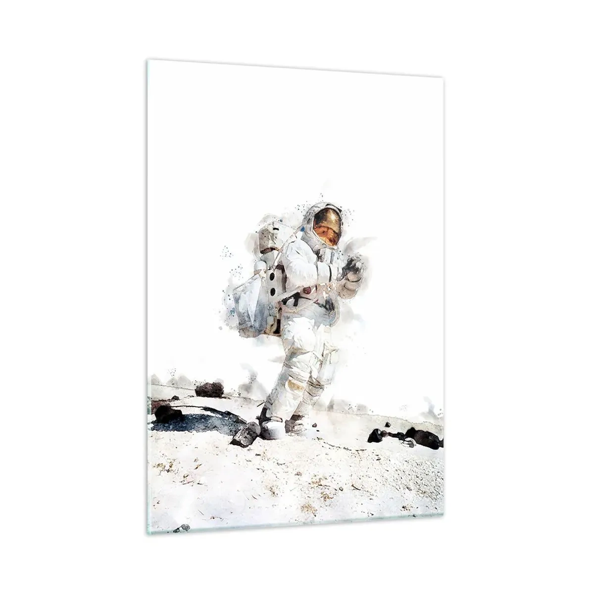 Schilderen op glas - Gezant van de Aarde - 50x70 cm