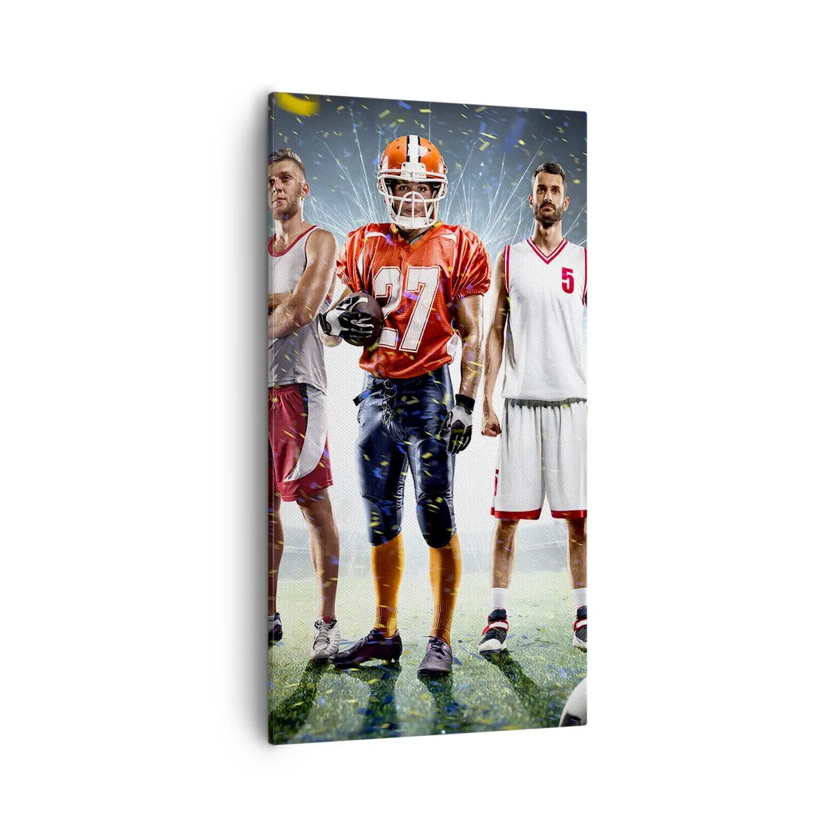Schilderen op canvas - Veldgladiatoren - 55x100 cm