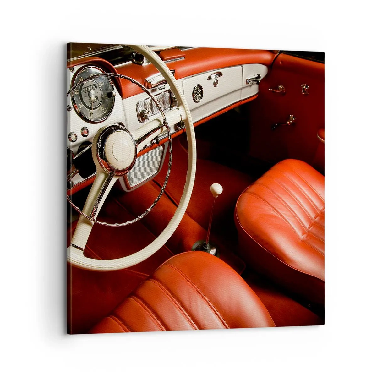 Schilderen op canvas - Vintage luxe - 60x60 cm