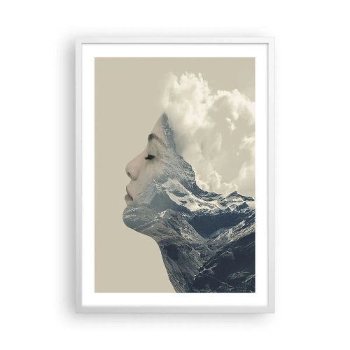 Poster in een witte lijst - De schoonheid van de elementen - 50x70 cm