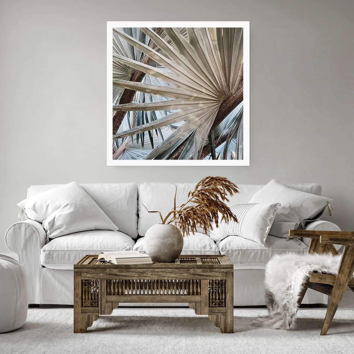 Poster - Fans in de tropen - 30x30 cm
