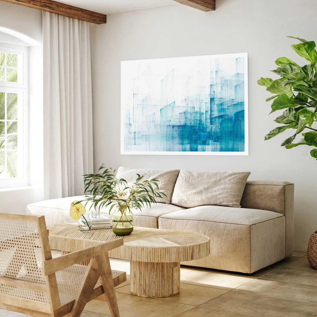 Poster - Hoe ruimte geworden is - 100x70 cm