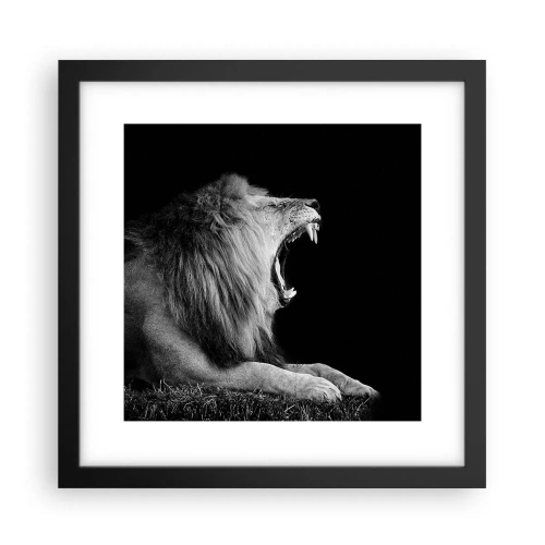 Poster in een zwarte lijst - Zonder enige twijfel - 30x30 cm