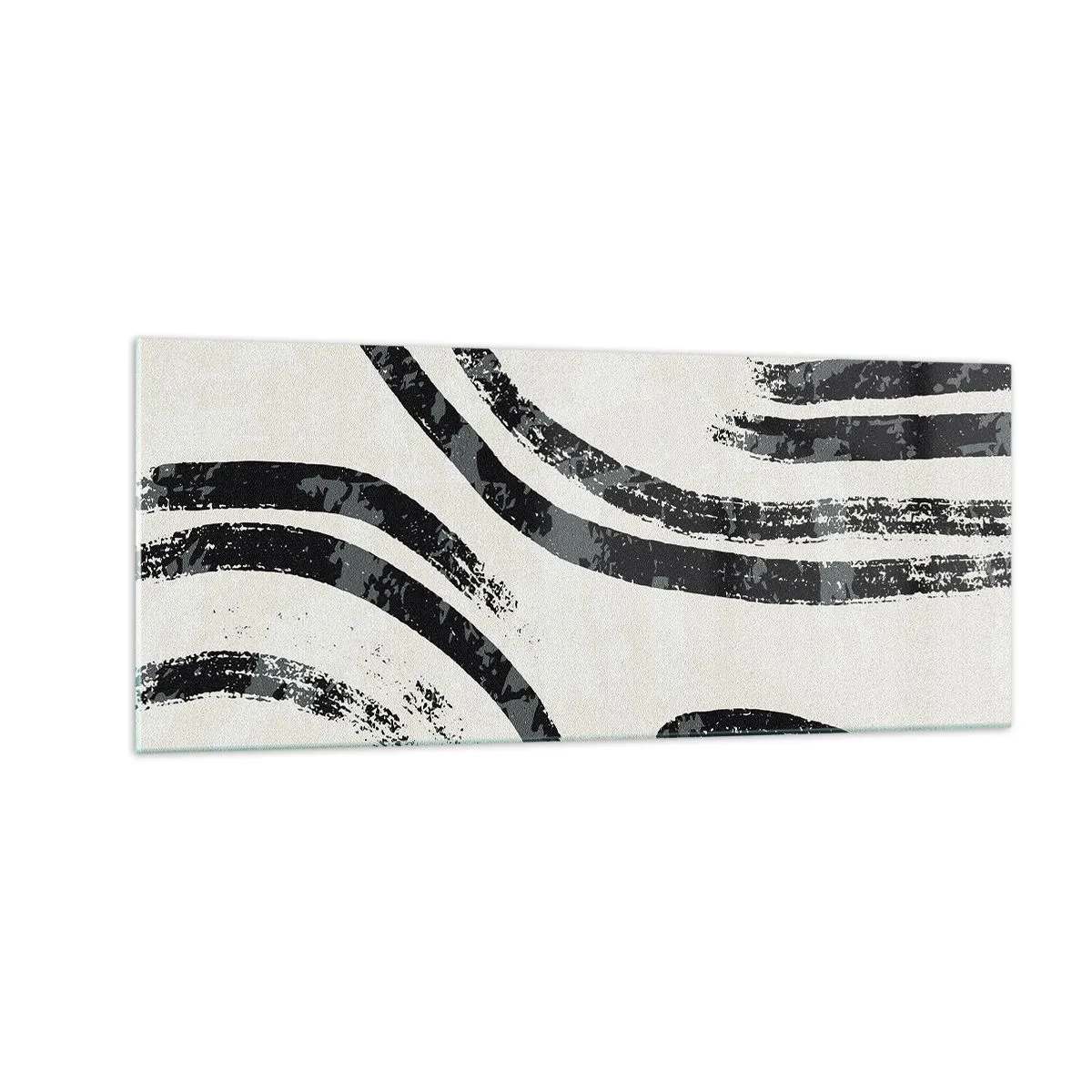 Schilderen op glas - Half gestopt - 100x40 cm